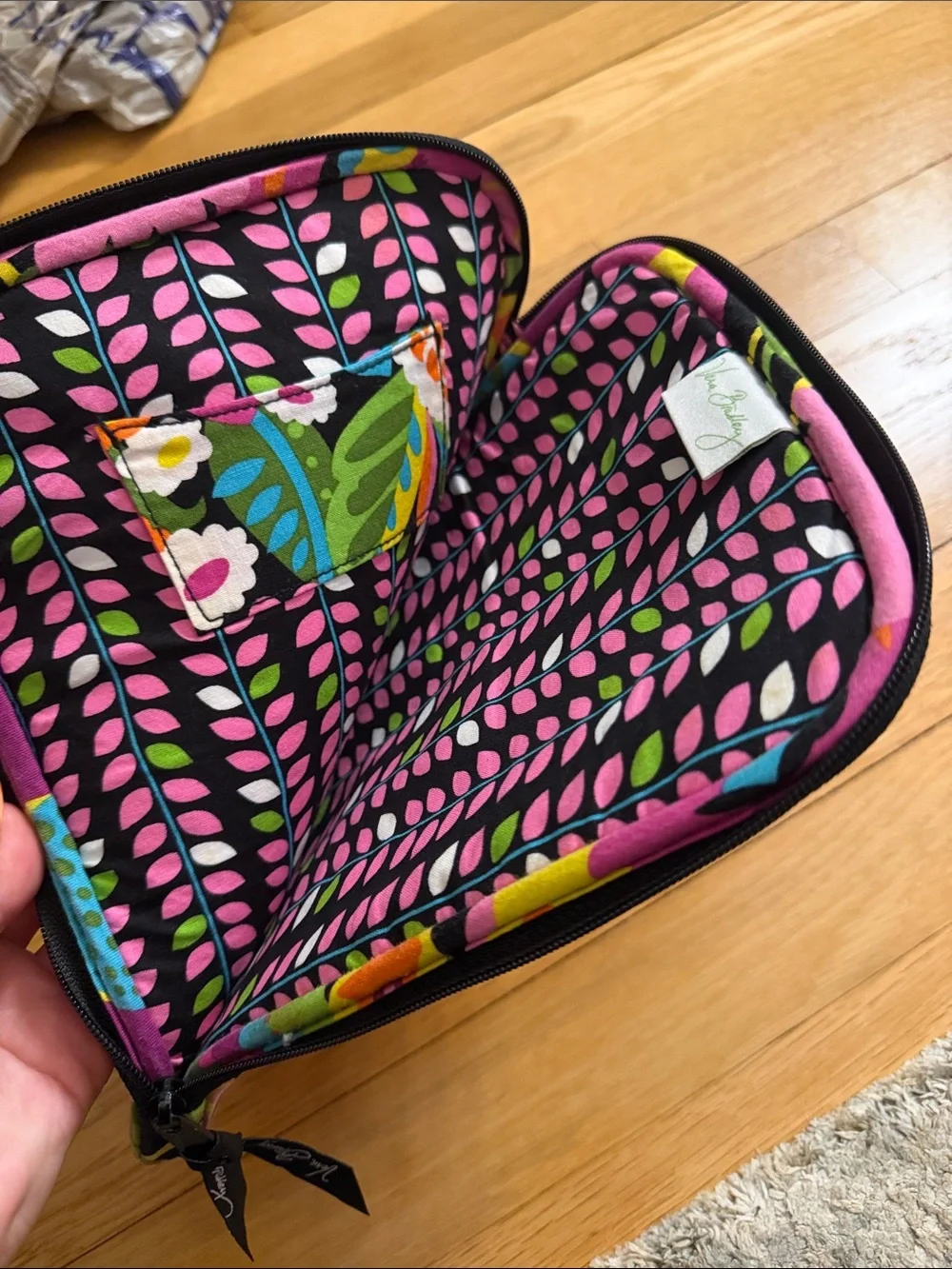Vera Bradley Multicolor Floral Quilted Cosmetic Case